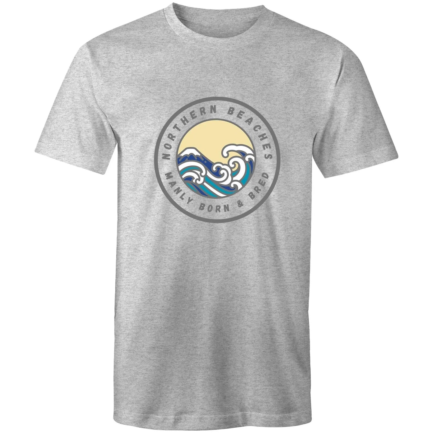 Manly Born n Bred Northern Beaches Sydney Australia Printed Logo T-Shirt 