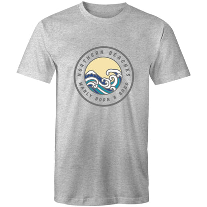 Manly Born n Bred Northern Beaches Sydney Australia Printed Logo T-Shirt 