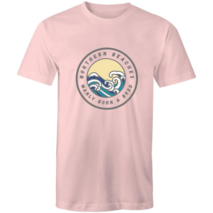 Manly Born n Bred Northern Beaches Sydney Australia Printed Logo T-Shirt 