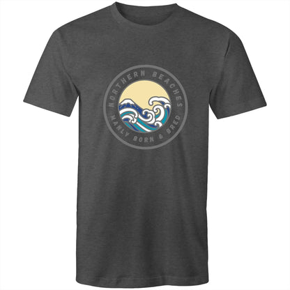 Manly Born n Bred Northern Beaches Sydney Australia Printed Logo T-Shirt 