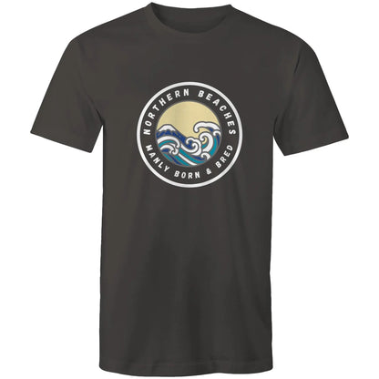 Manly Born n Bred Northern Beaches Sydney Australia Printed Logo T-Shirt 