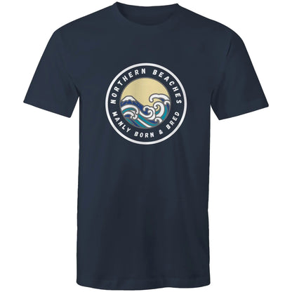 Manly Born n Bred Northern Beaches Sydney Australia Printed Logo T-Shirt 