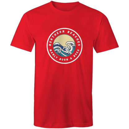 Manly Born n Bred Northern Beaches Sydney Australia Printed Logo T-Shirt 