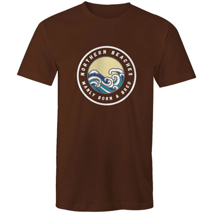 Manly Born n Bred Northern Beaches Sydney Australia Printed Logo T-Shirt 
