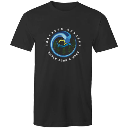 Manly Born n Bred Northern Beaches Sydney Australia Printed Logo T-Shirt 