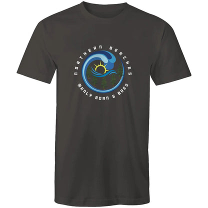 Manly Born n Bred Northern Beaches Sydney Australia Printed Logo T-Shirt 