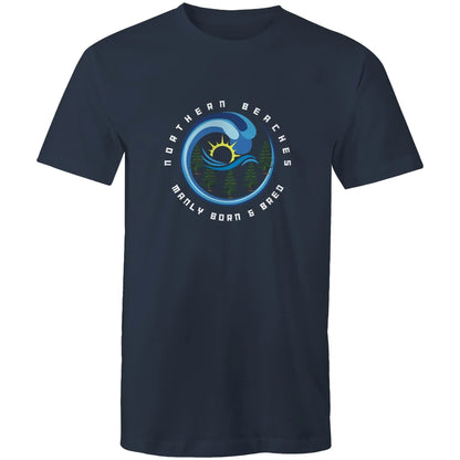 Manly Born n Bred Northern Beaches Sydney Australia Printed Logo T-Shirt 