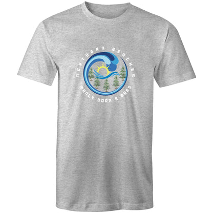 Manly Born n Bred Northern Beaches Sydney Australia Printed Logo T-Shirt 
