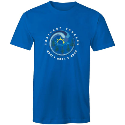 Manly Born n Bred Northern Beaches Sydney Australia Printed Logo T-Shirt 