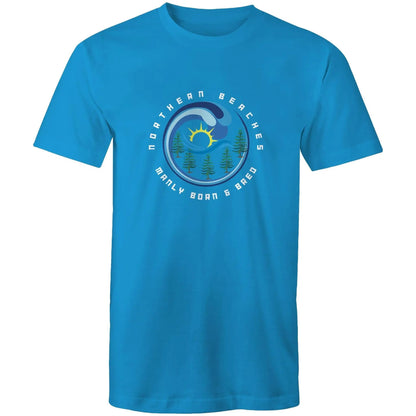 Manly Born n Bred Northern Beaches Sydney Australia Printed Logo T-Shirt 