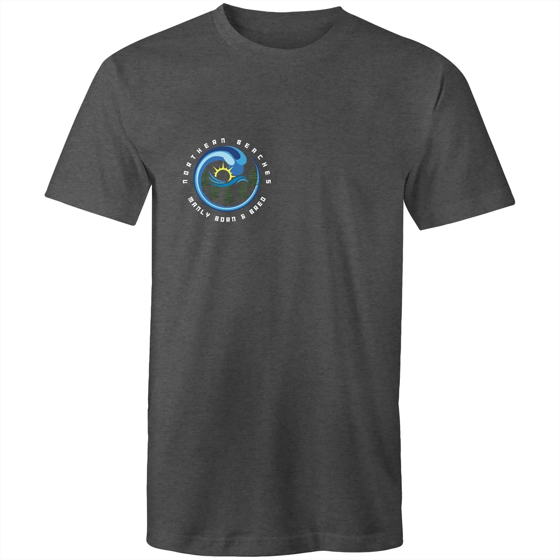 Manly Born n Bred Northern Beaches Sydney Australia Printed Logo T-Shirt 