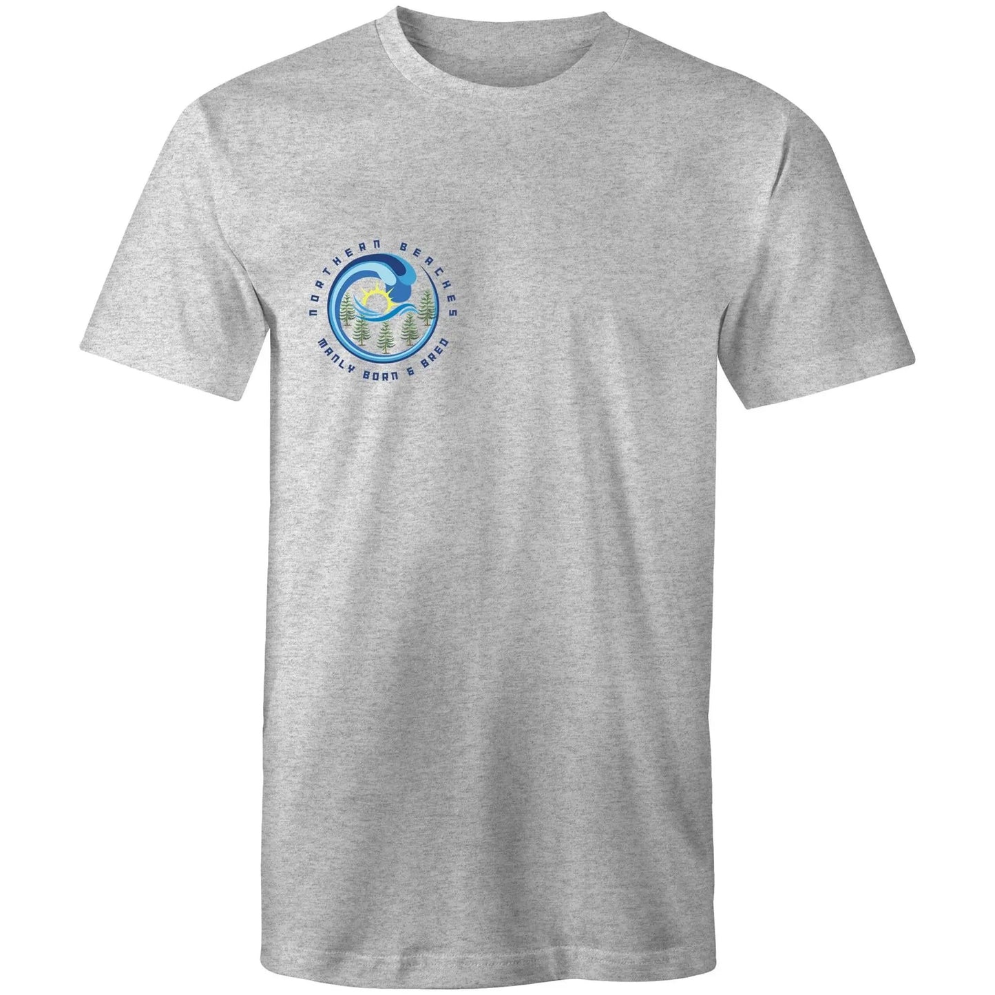 Manly Born n Bred Northern Beaches Sydney Australia Printed Logo T-Shirt 