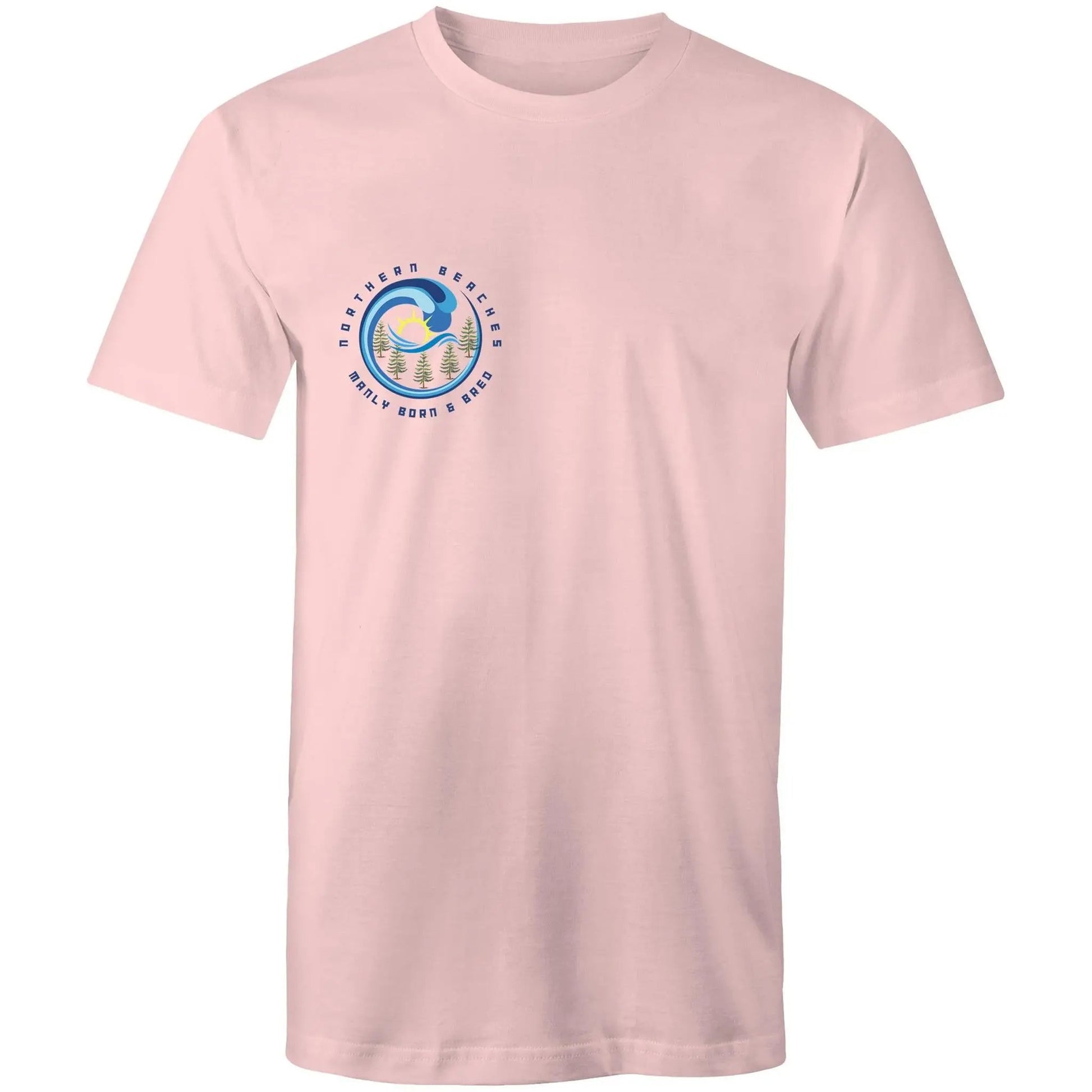 Manly Born n Bred Northern Beaches Sydney Australia Printed Logo T-Shirt 