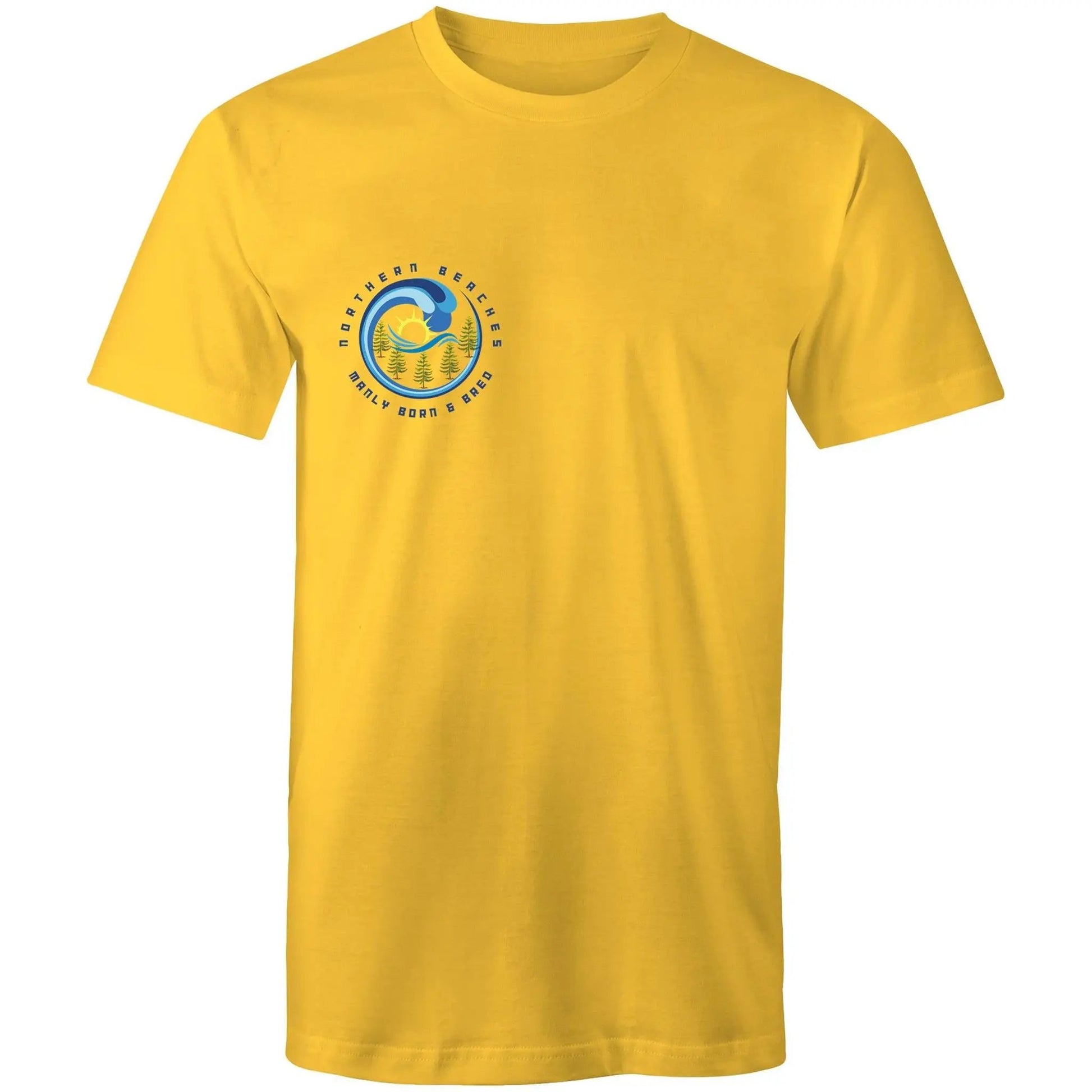 Manly Born n Bred Northern Beaches Sydney Australia Printed Logo T-Shirt 