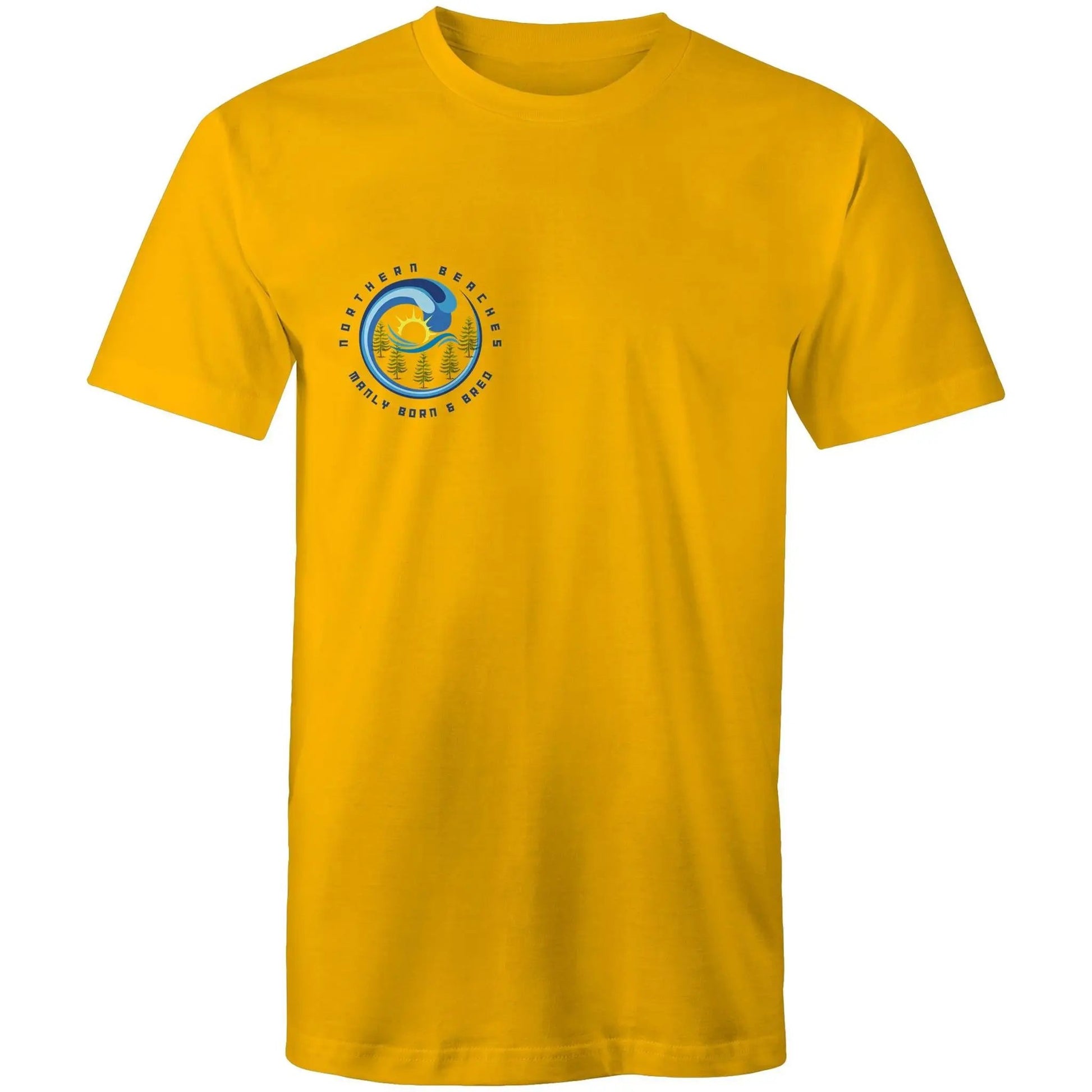 Manly Born n Bred Northern Beaches Sydney Australia Printed Logo T-Shirt 