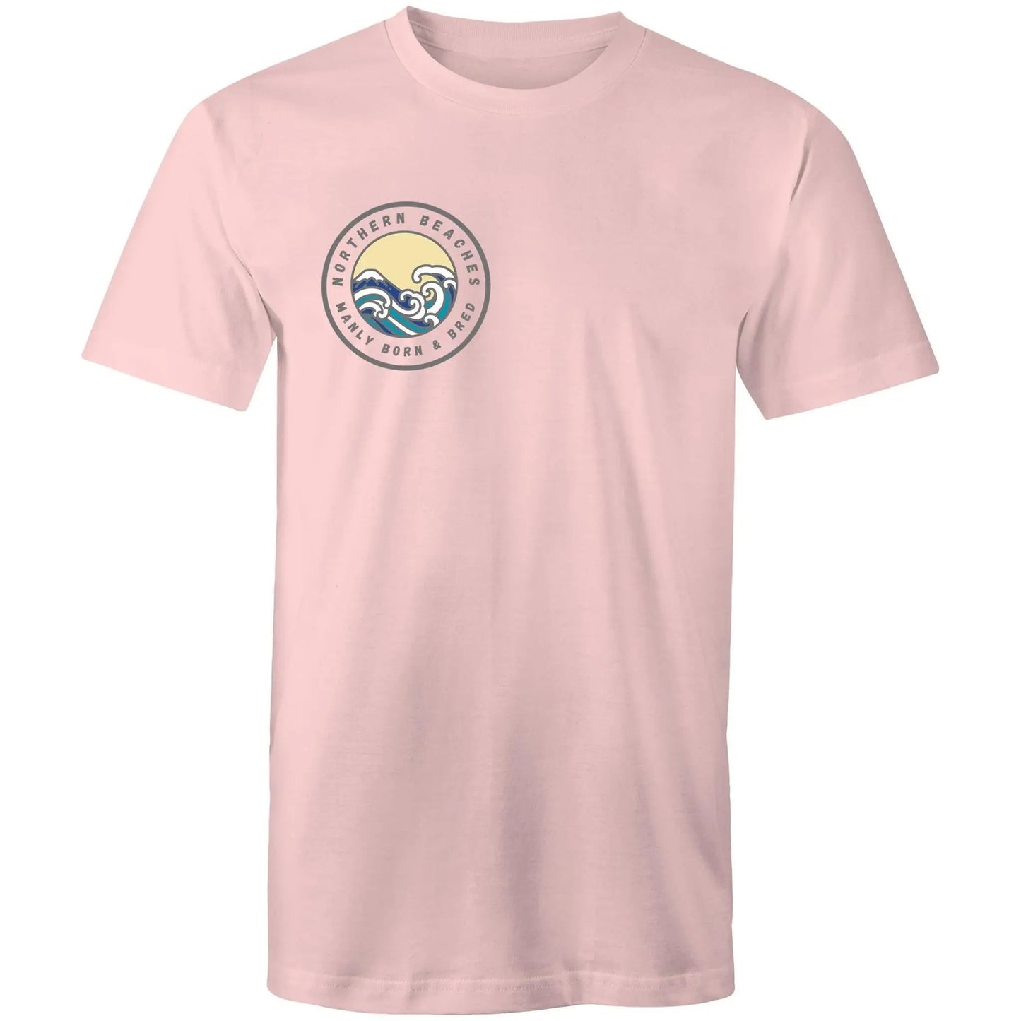 Manly Born n Bred Northern Beaches Sydney Australia Printed Logo T-Shirt 