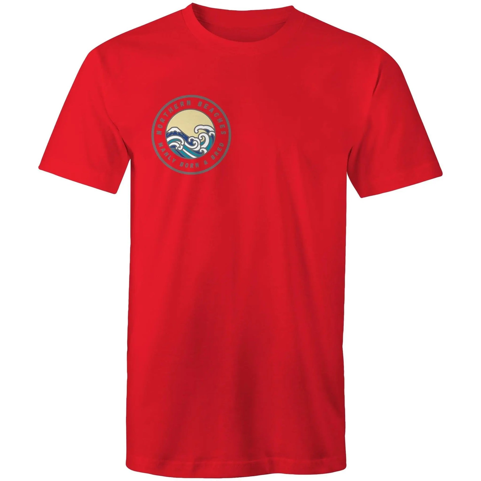 Manly Born n Bred Northern Beaches Sydney Australia Printed Logo T-Shirt 