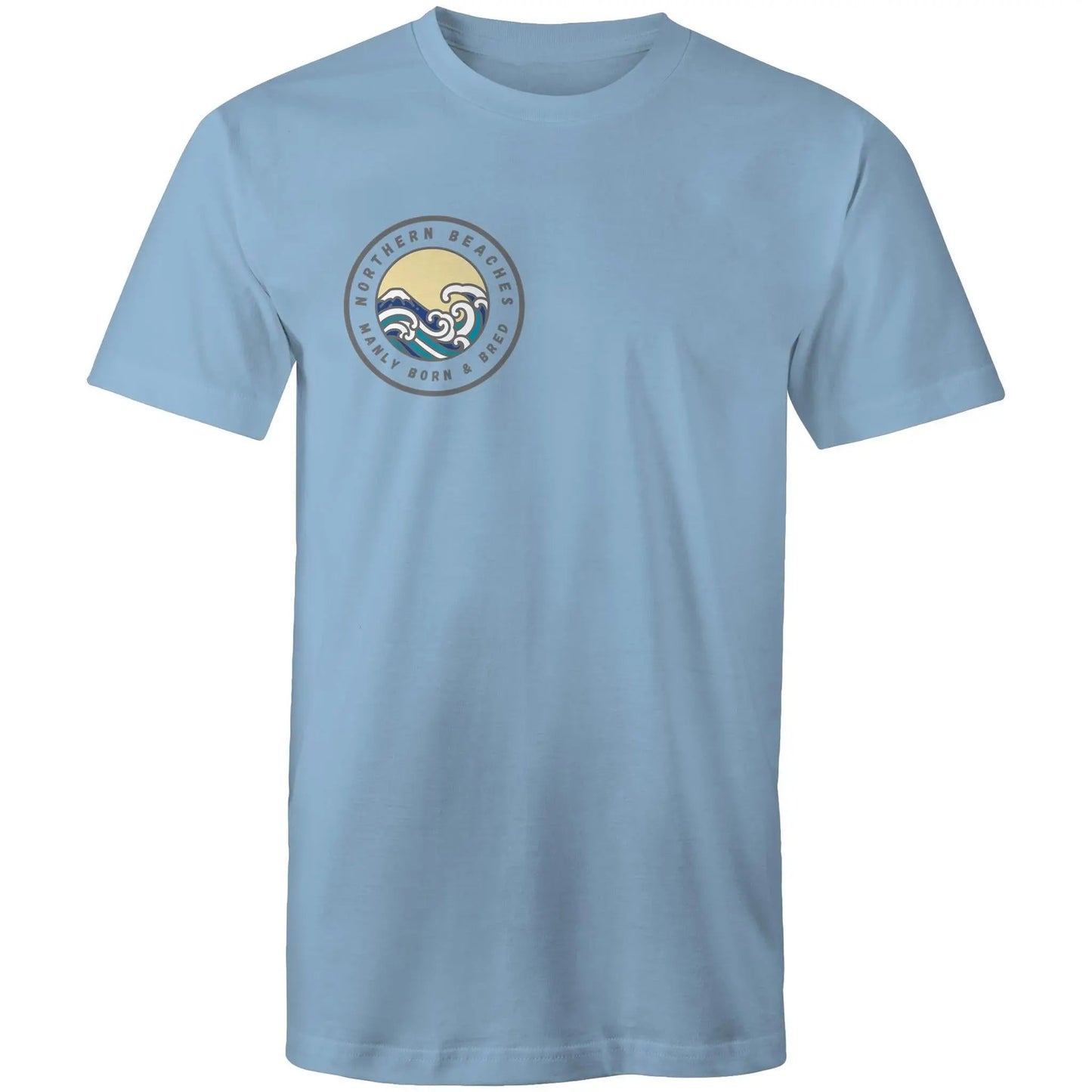 Manly Born n Bred Northern Beaches Sydney Australia Printed Logo T-Shirt 