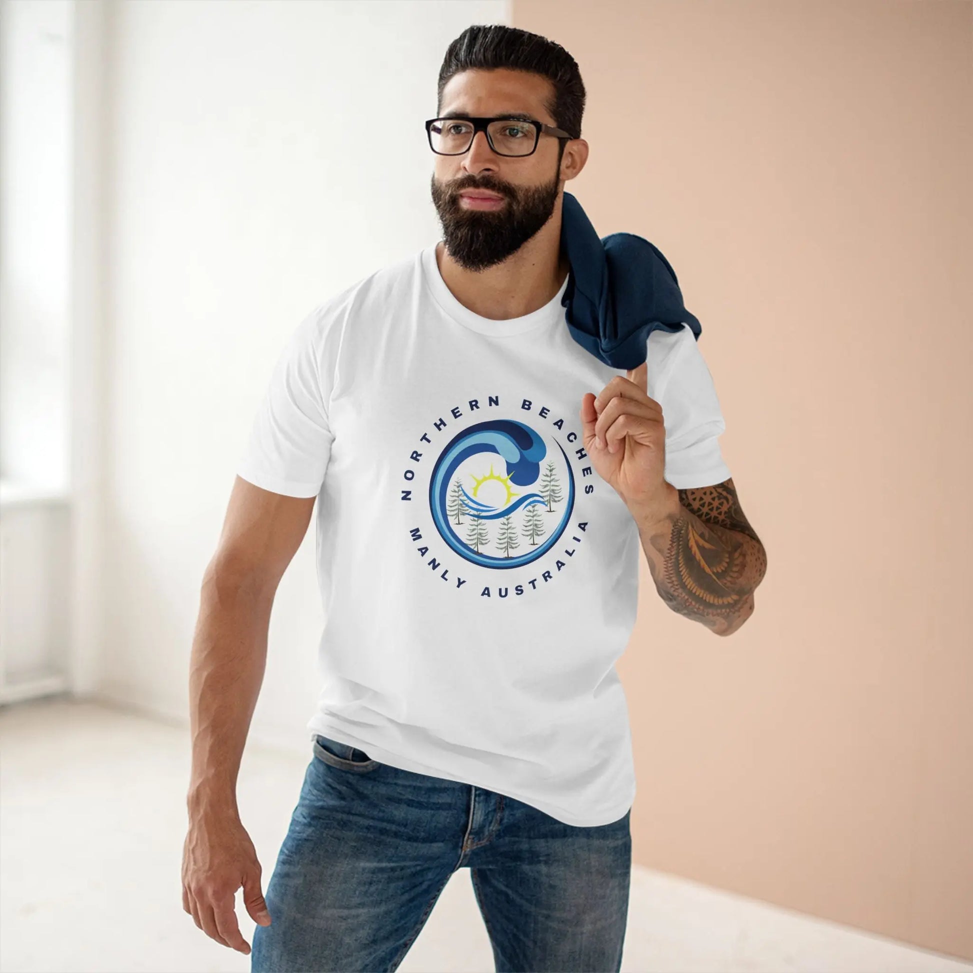 Manly Custom Logo T-Shirt 