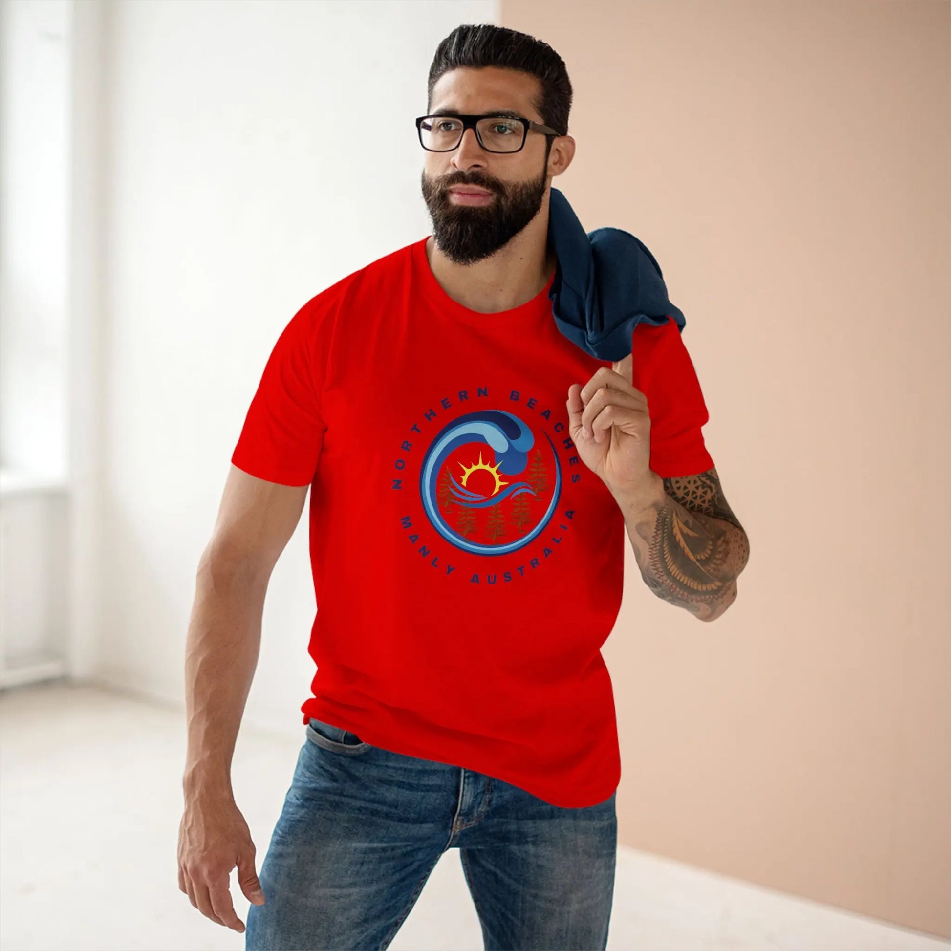 Manly Custom Logo T-Shirt 
