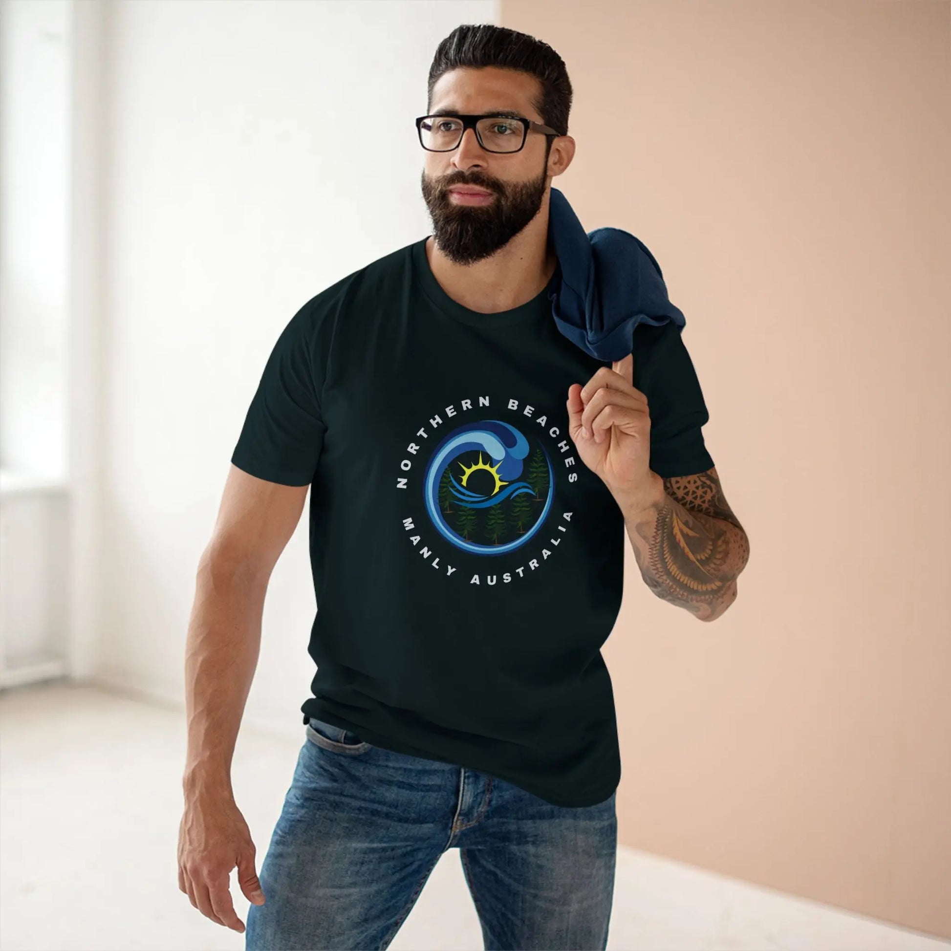 Manly Custom Logo T-Shirt 