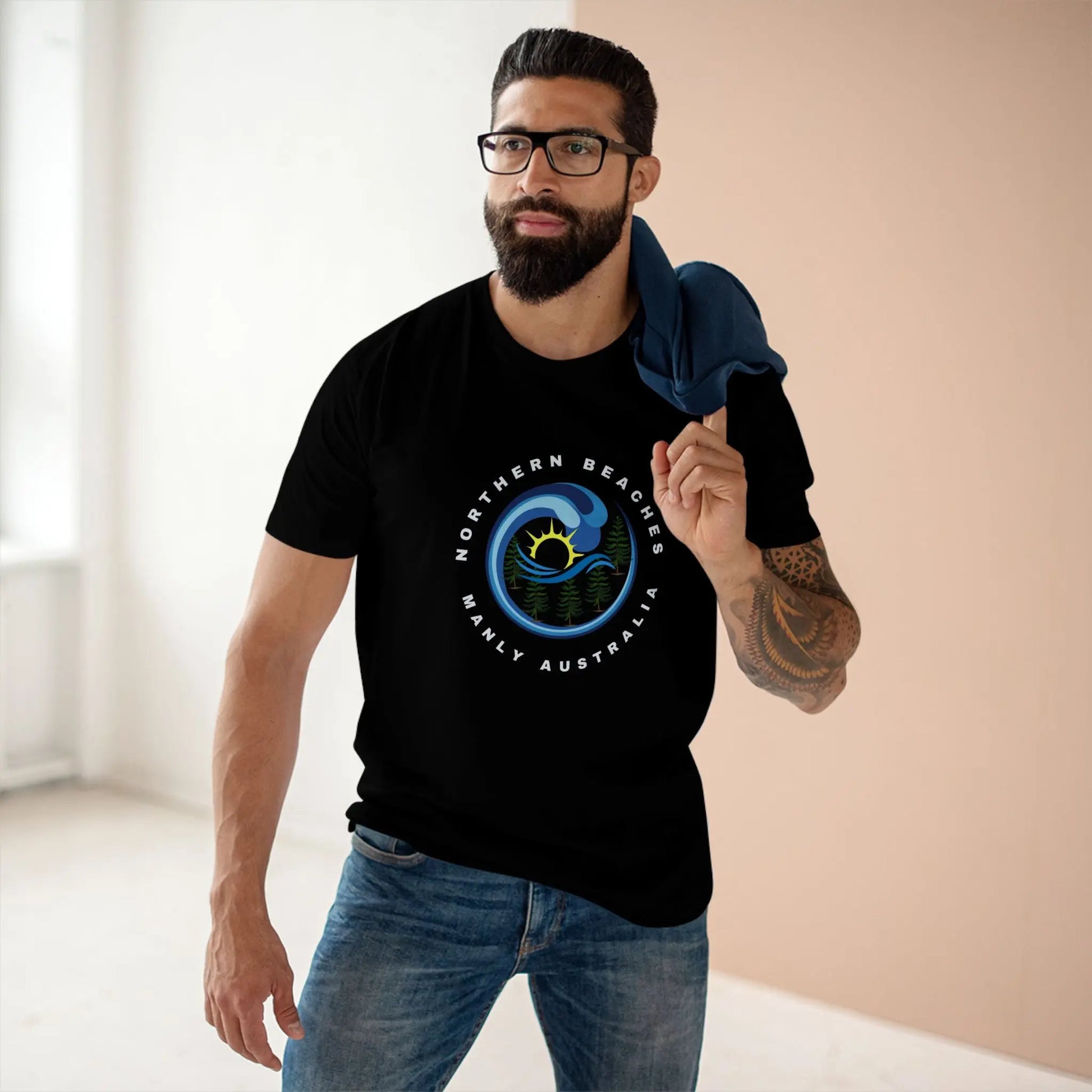 Manly Custom Logo T-Shirt 