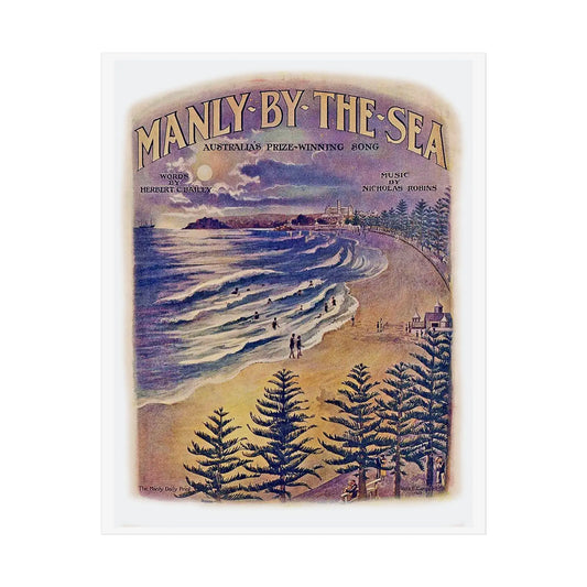 Manly Vintage Poster 
