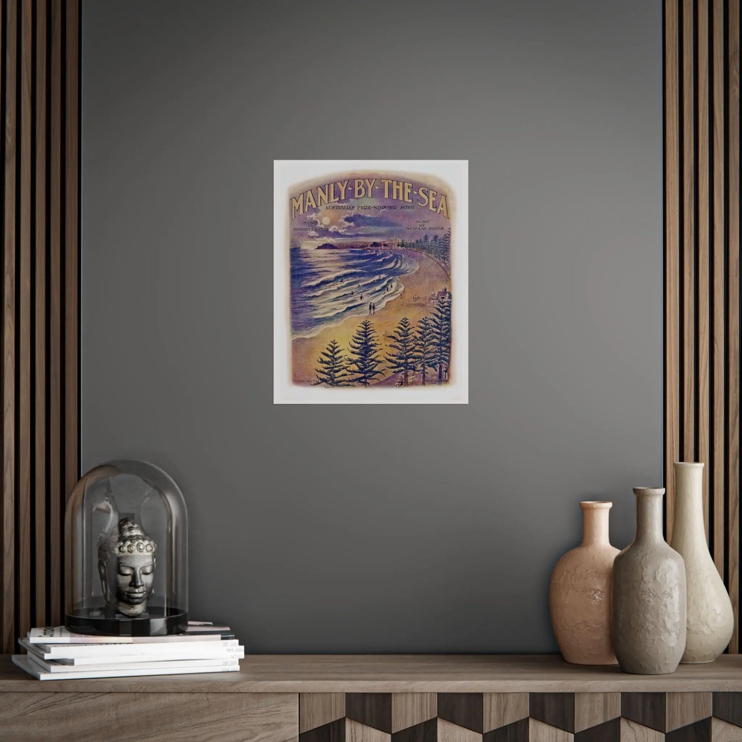 Manly Vintage Poster 