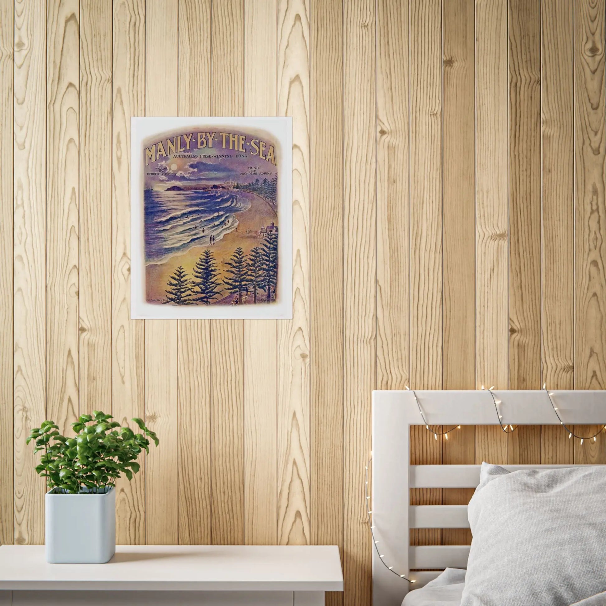 Manly Vintage Poster 