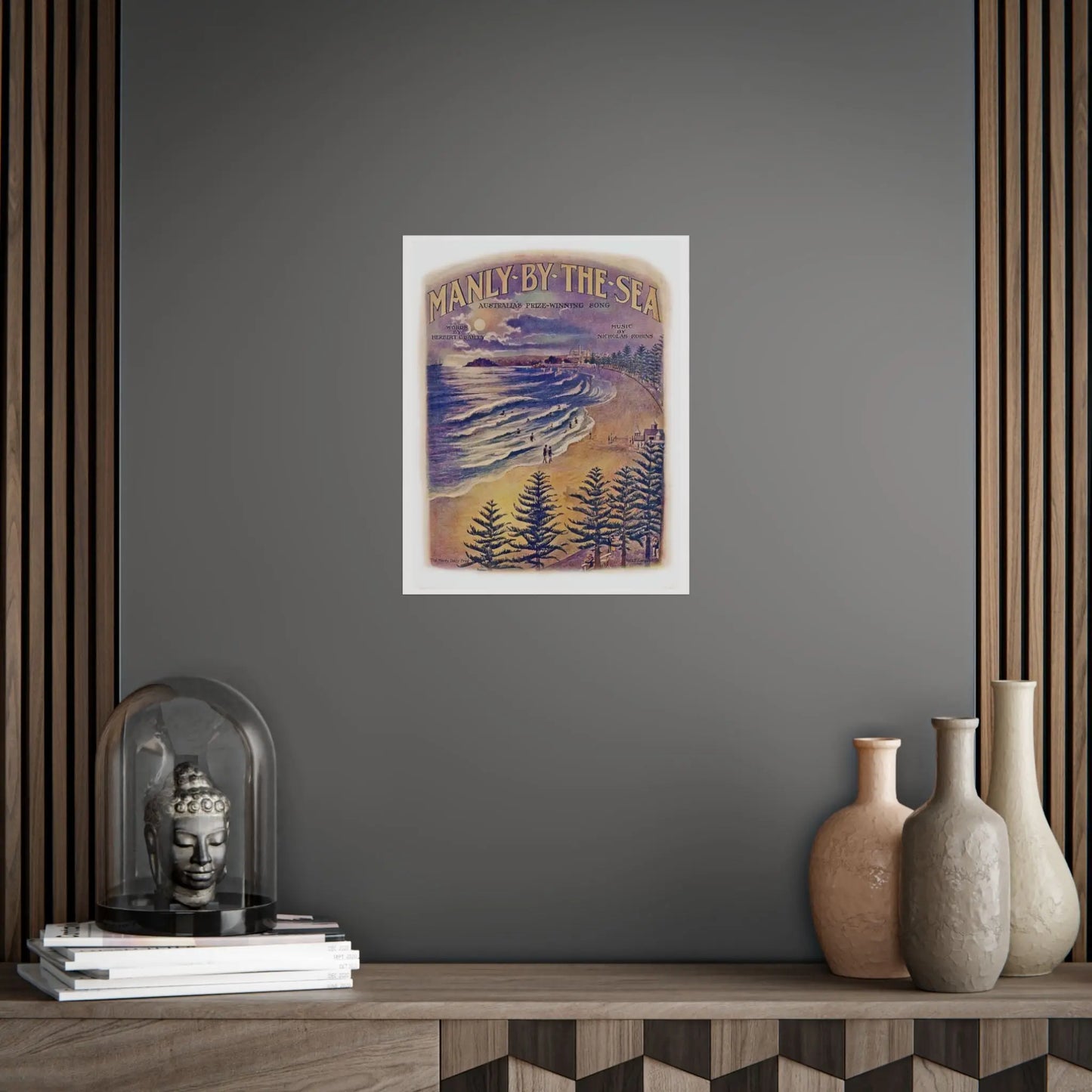 Manly Vintage Poster 