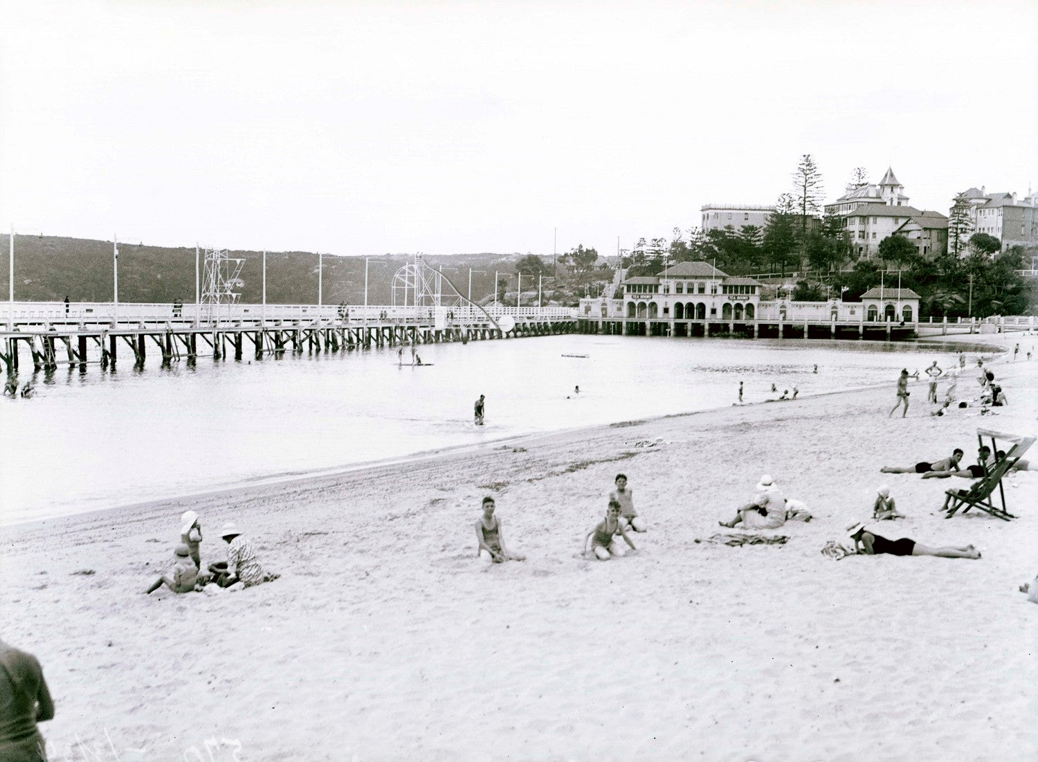 1930s Manly Harbour Pool Poster – Historic Sydney Wall Art - Lost Manly Shop