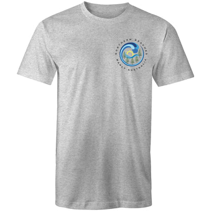 Northern Beaches Manly Australia front and back logo on AS Colour Staple Cotton Adult T-Shirt 
