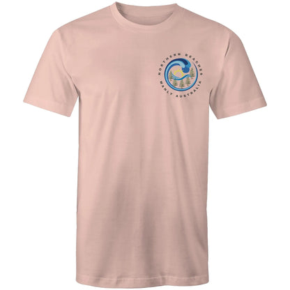Northern Beaches Manly Australia front and back logo on AS Colour Staple Cotton Adult T-Shirt 