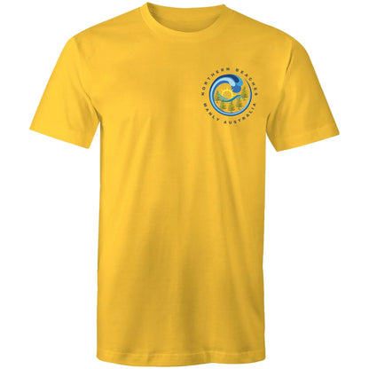 Northern Beaches Manly Australia front and back logo on AS Colour Staple Cotton Adult T-Shirt 