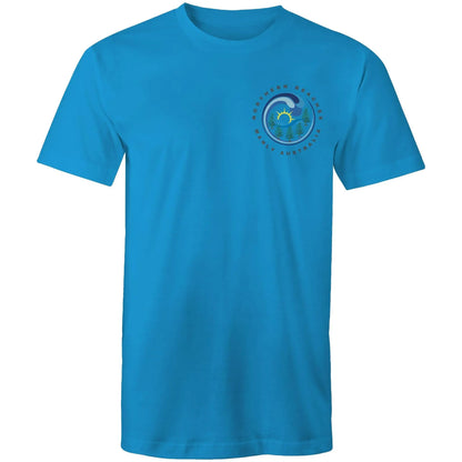 Northern Beaches Manly Australia front and back logo on AS Colour Staple Cotton Adult T-Shirt 