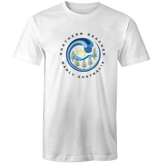 Northern Beaches Manly Australia front logo on AS Colour Staple Cotton Adult T-Shirt 