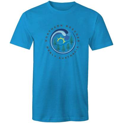 Northern Beaches Manly Australia front logo on AS Colour Staple Cotton Adult T-Shirt 