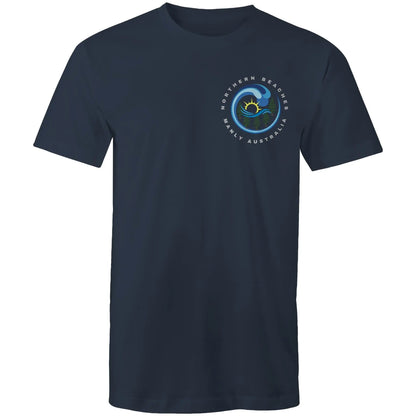 Northern Beaches Manly Australia small front logo silver font AS Colour Staple - Adult T-Shirt 