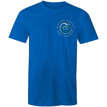 Northern Beaches Manly Australia small front logo silver font AS Colour Staple - Adult T-Shirt 