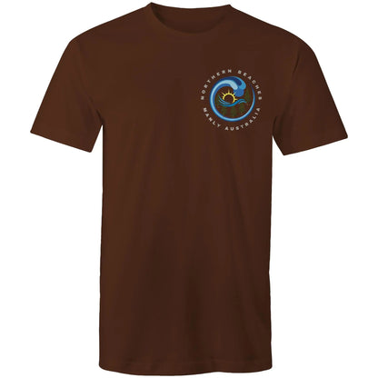 Northern Beaches Manly Australia small front logo silver font AS Colour Staple - Adult T-Shirt 