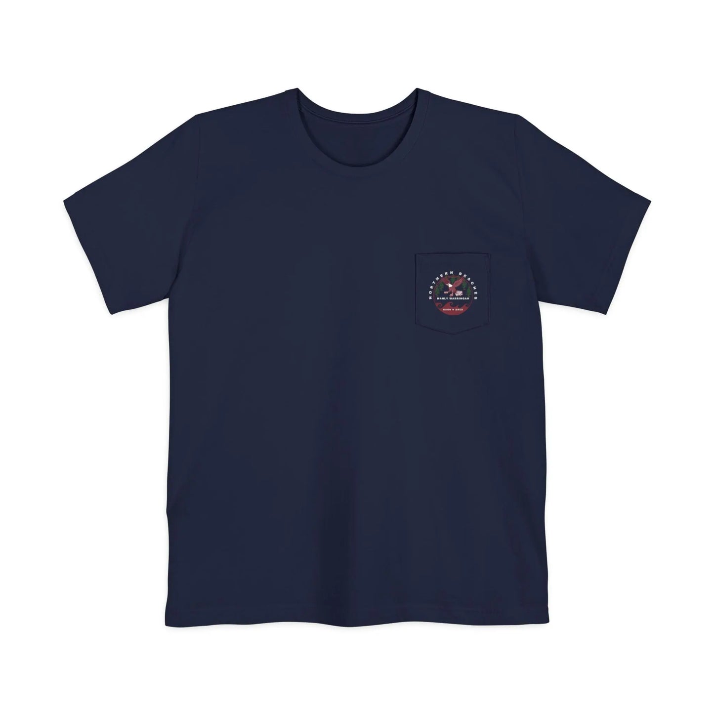 Northern Beaches custom 2x logo Pocket T-Shirt 