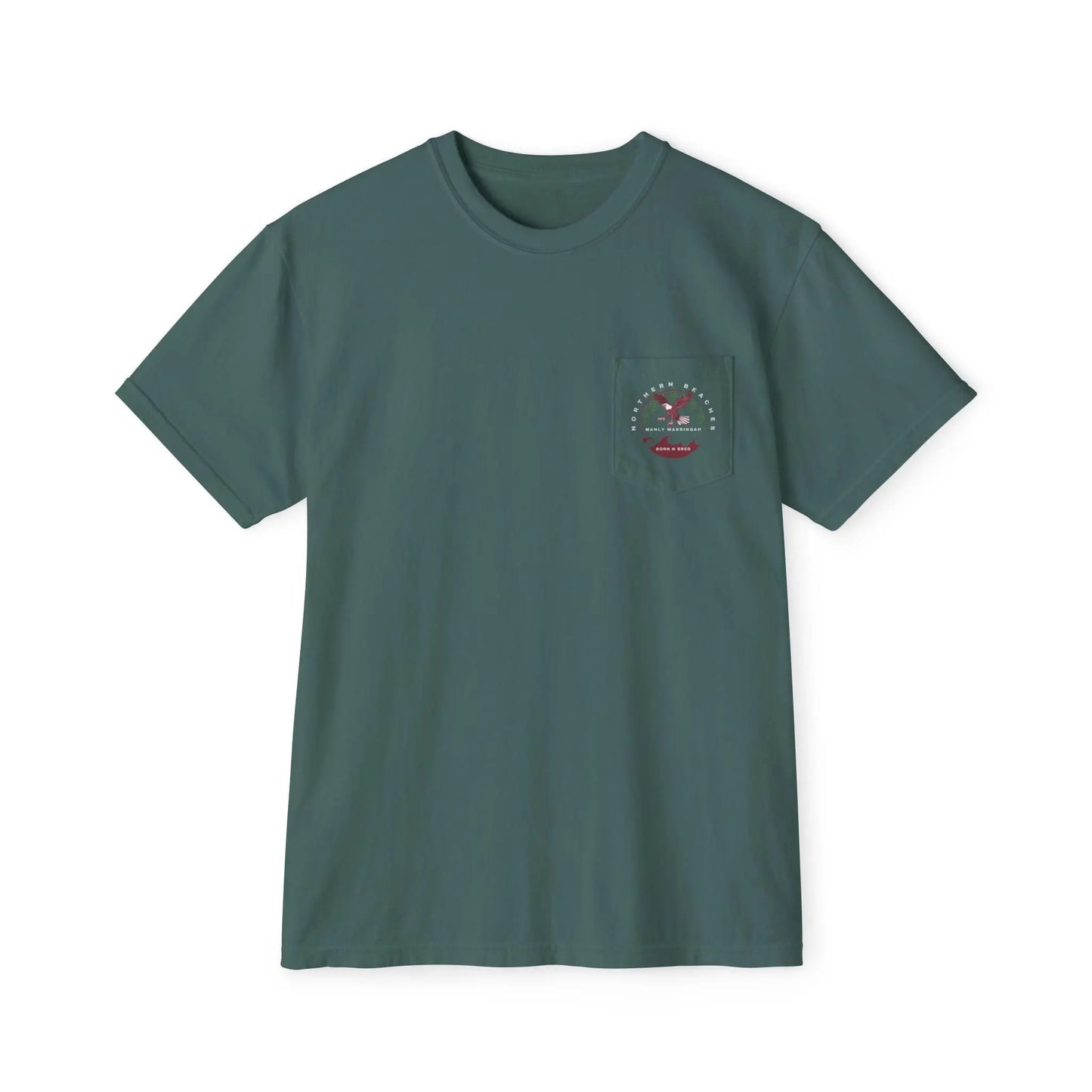 Northern Beaches custom 2x logo Pocket T-Shirt 