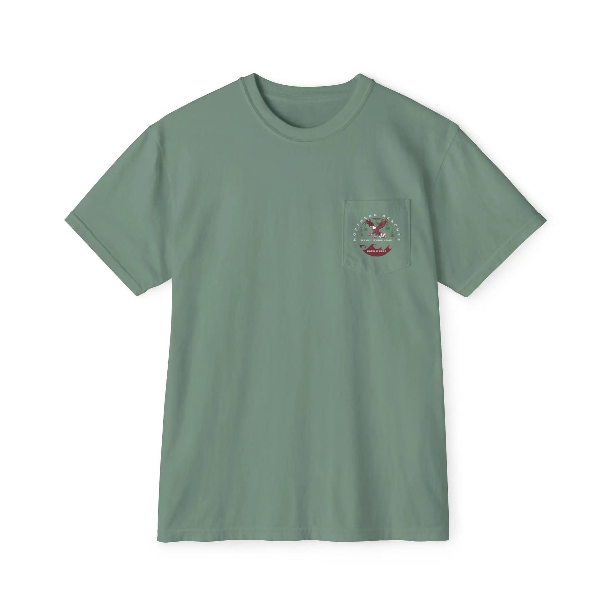 Northern Beaches custom 2x logo Pocket T-Shirt 