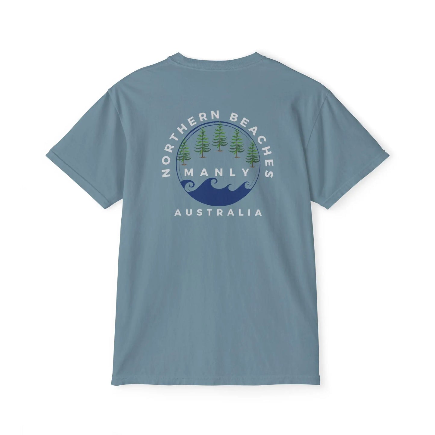Northern Beaches custom 2x logo Pocket T-Shirt 
