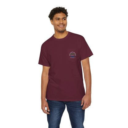 Northern Beaches front/back Logo Pocket T-Shirt 