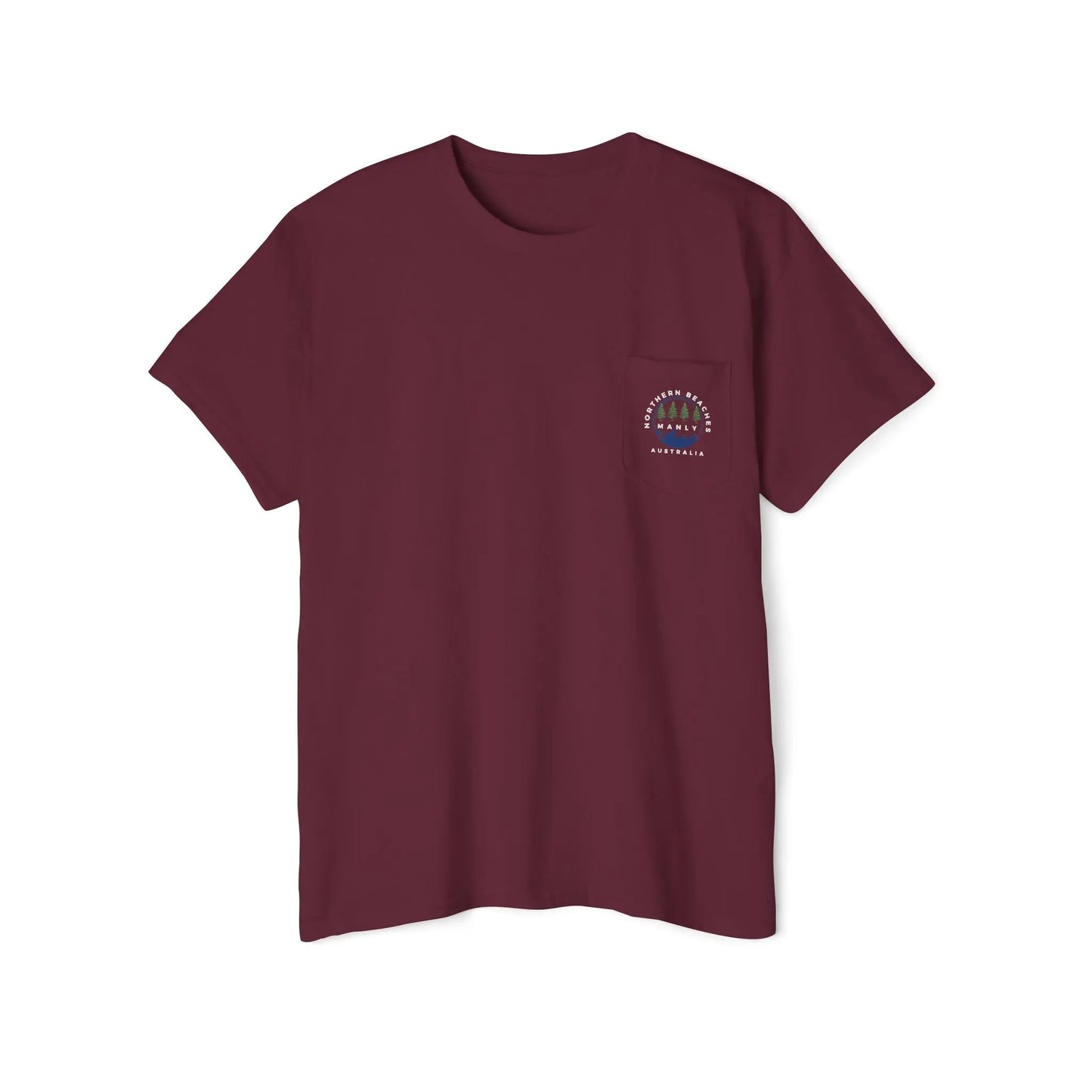 Northern Beaches front/back Logo Pocket T-Shirt 