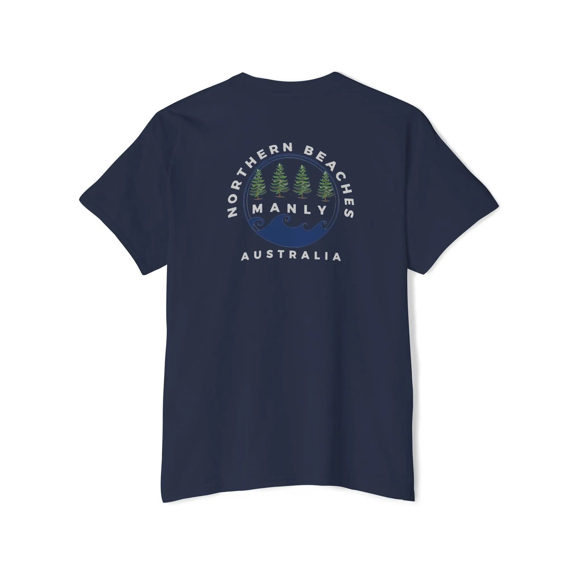Northern Beaches front/back Logo Pocket T-Shirt 