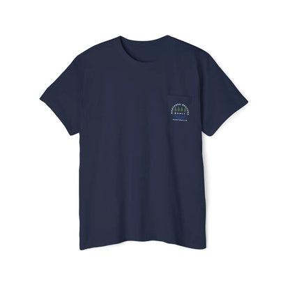 Northern Beaches front/back Logo Pocket T-Shirt 