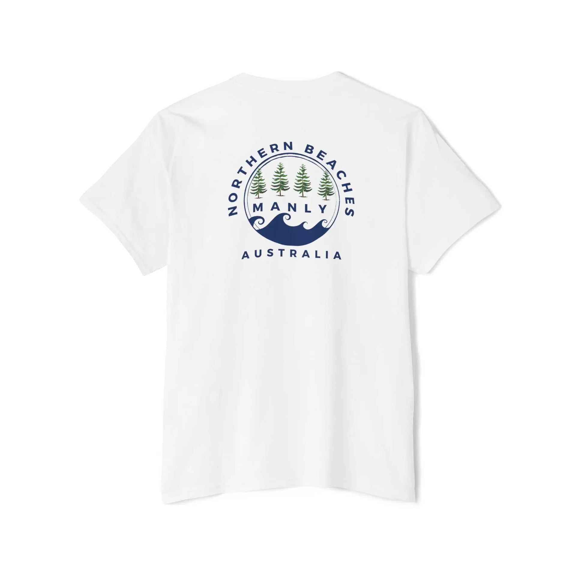 Northern Beaches front/back Logo Pocket T-Shirt 