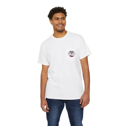 Northern Beaches front/back logo Pocket T-Shirt 